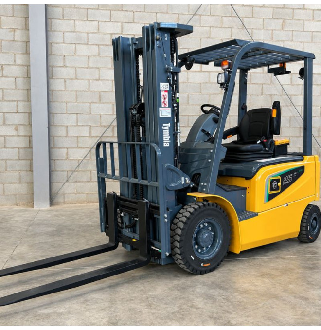 Carretilla elevadora litio 2500kg, mástil tríplex a 4800mm - Bateria litio 80V/202Ah