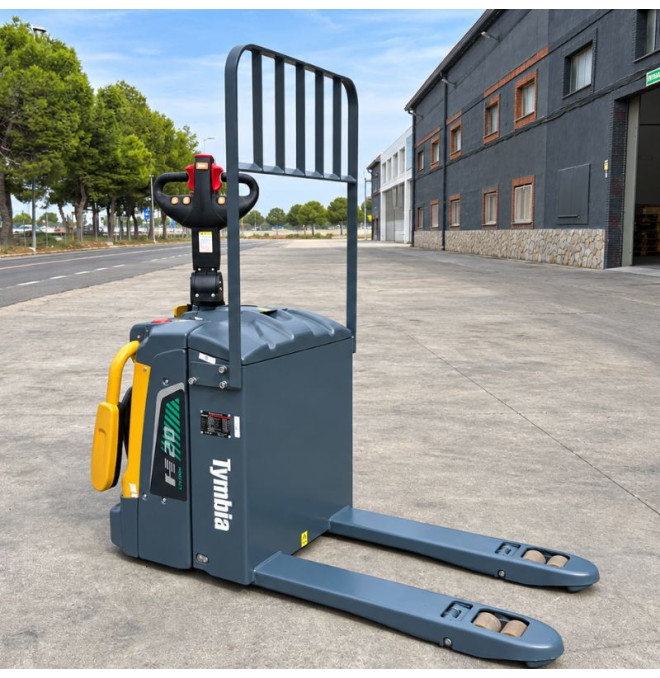 Porta-paletes elétrica Lítio 2000-3000kg com plataforma | TYMBIA