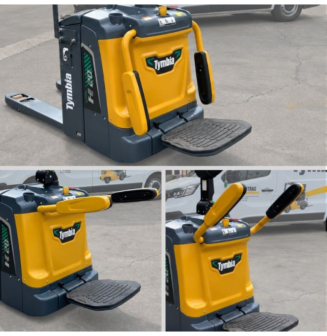Transpalette électrique Lithium 2000-3000kg avec plate-forme | TYMBIA