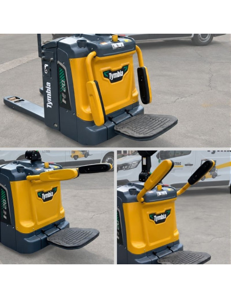 Transpaleta Eléctrica Litio 2000-3000kg con Plataforma