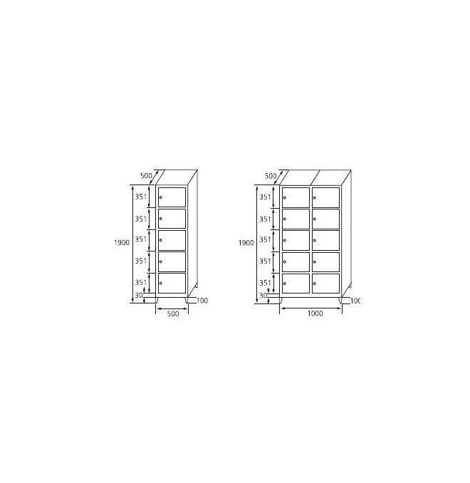 Lockers..-Locker soldered 5 doors