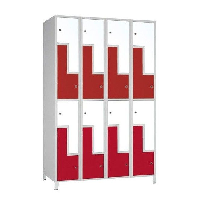 Lockers..-Locker soldered 4 doors in L
