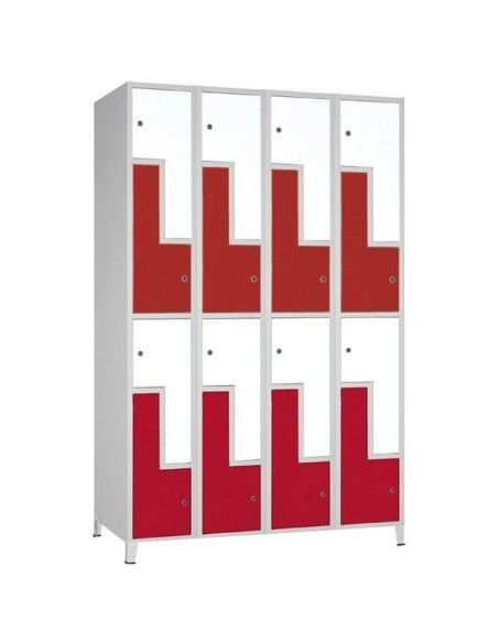 Lockers..-Locker soldered 4 doors in L