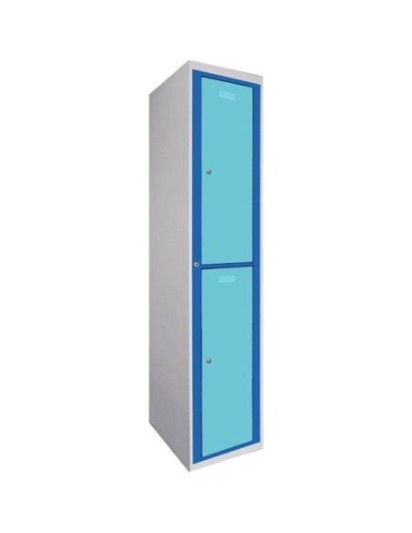 Taquillas metálicas--Taquilla soldada Multipuerta 2 puertas