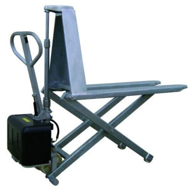 Transpalettes À Ciseaux--Transpalette électrique Galvanisé 1170x540mm
