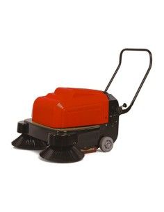 Sweepers and scrubber Machines-TYMBIA-Sweeper Electric conductor on foot