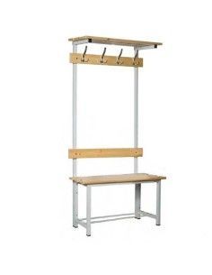 Bancs de Vêtements--Banc de vestiaire Simple avec lumière et poignée