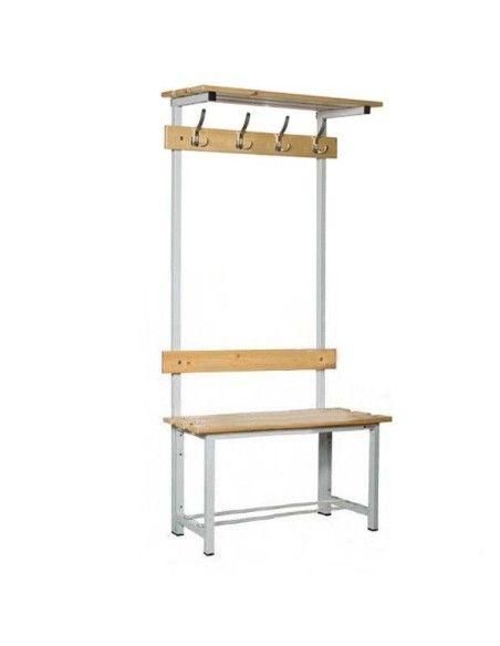 Bancs de Vêtements--Banc de vestiaire Simple avec lumière et poignée