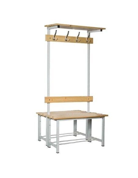 Changing Room Benches--Changing room bench Double with light and handle