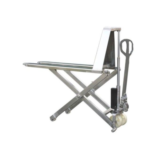 Scissor Pallet Trucks--Pallet truck Stainless steel 1000x540load 1000kg