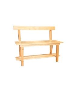 Kostümbanken -- Holzbanken mit Rückenlehne