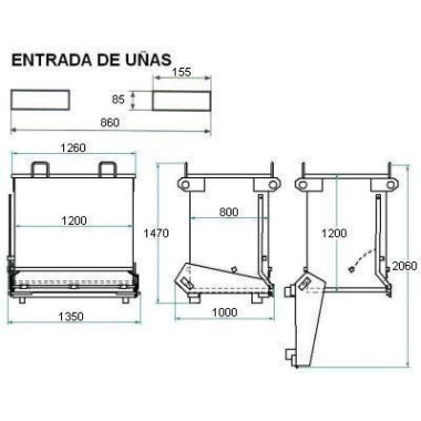 Tilting Container--Tilting Container 1100L (lower charge) 2