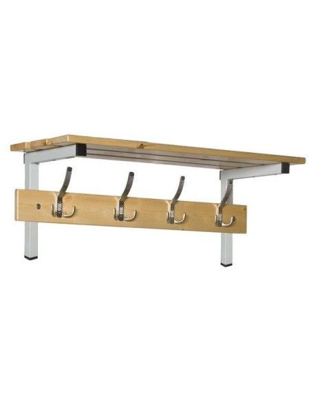 Bancs de Vêtements-- Hanger en bois avec plateau pour robes