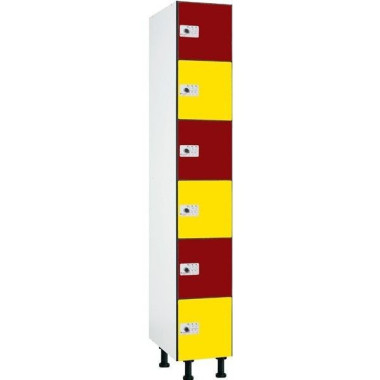Phenolic Lockers--Phenolic locker 6 doors