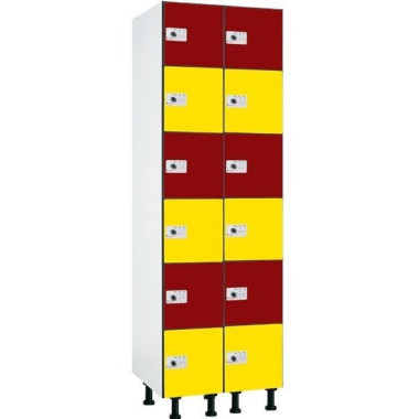 Taquillas fenólicas--Taquilla Fenólica 6 puertas 2