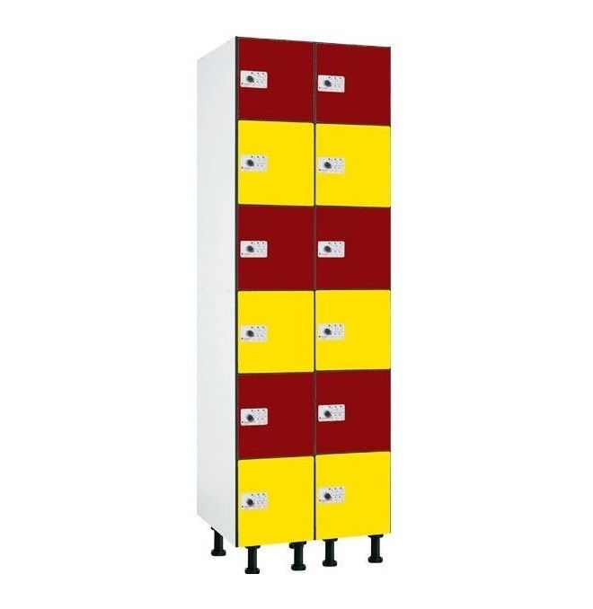 Phenolische Schließfächer--Phenolharz-Schließfach 6 türen