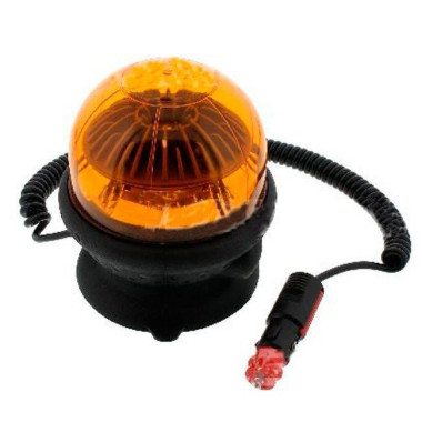 Headlights and Safety Mirrors--Faro LED rotating flashing with magnetic suction cup
