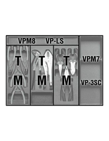 Paniers et banques ateliers--INOX Box 7 Cajones outils