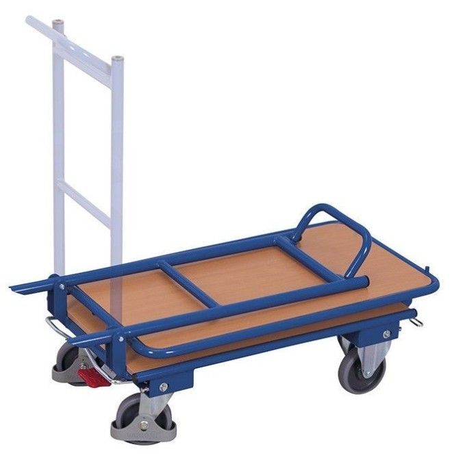 Plataformas Rodantes--Plataforma 2 Pisos Plegable Metal / Madera