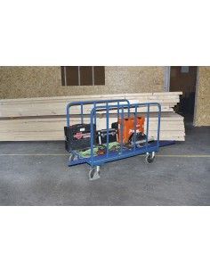 Plataformas Rodantes--Plataforma Rodante 2 Paredes Tubos Madera 2