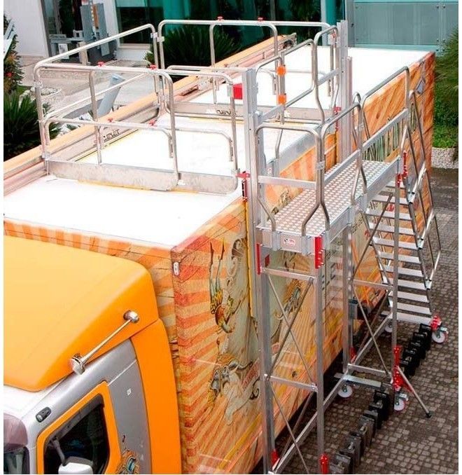 Scaffolding--Platform with Barandilla Regulable