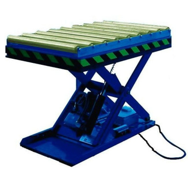 Mesas Especiais--Mesa elevatória elétrica 1000kg para 1000mm 1300x820mm (com rolos)