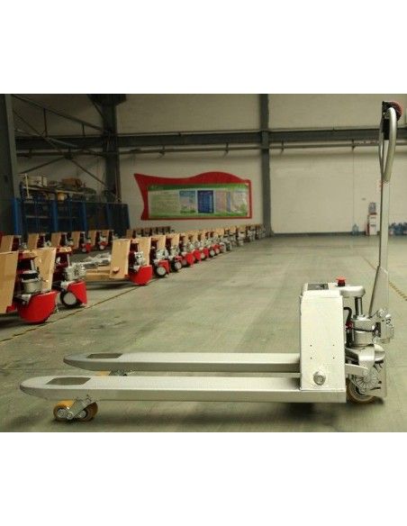 Edelstahl- und Verzinkte Hubwagen-TYMBIA-Elektrischer Palettenhubwagen Verzinkt 1500kg