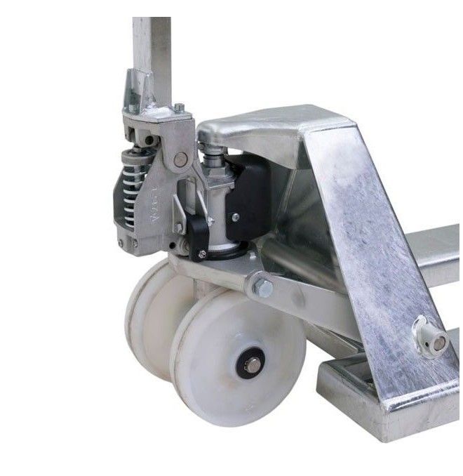 Stainless Steel and Galvanized Pallet Trucks--Pallet truck 1150x525mm (galvanized)