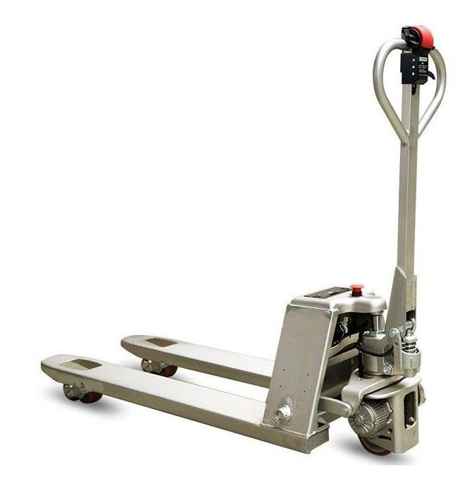 Transpalettes Inox et Galvanisés-TYMBIA-Transpalette Inox semi-électrique 1500kg