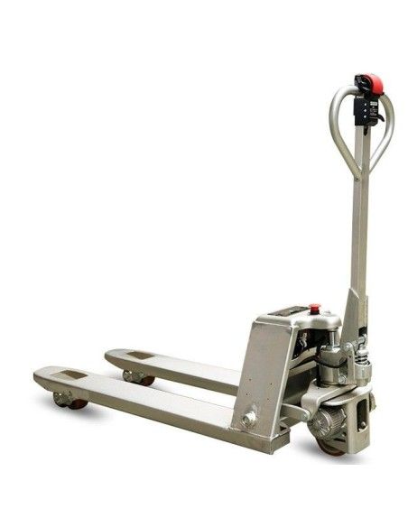 Transpalettes Inox et Galvanisés-TYMBIA-Transpalette Inox semi-électrique 1500kg