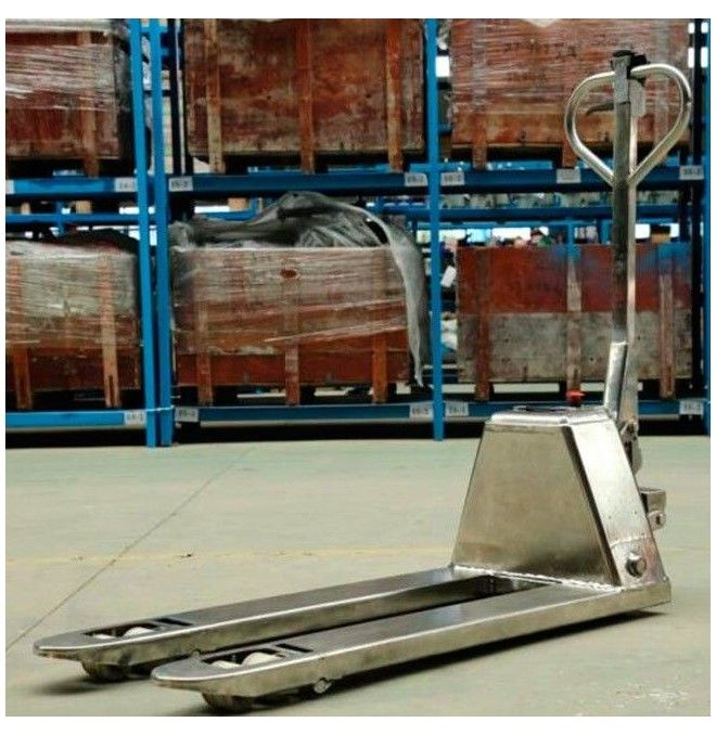 Transpalettes Inox et Galvanisés-TYMBIA-Transpalette Inox semi-électrique 1500kg