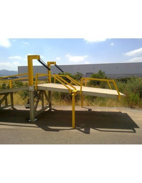 Laderampen--Laderampe Tramex 12m