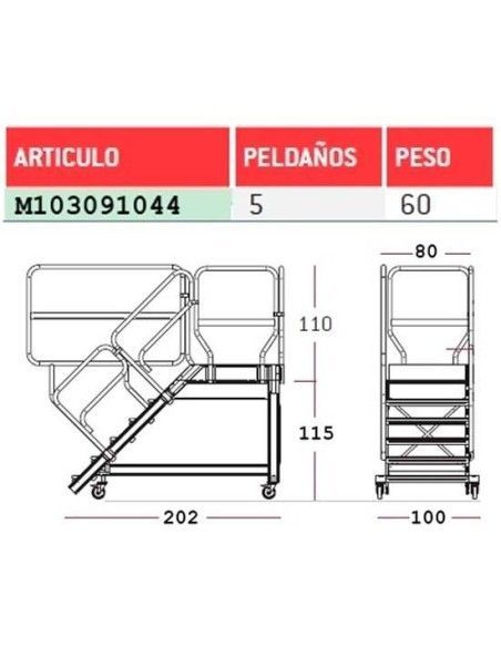 Treppe--Leiter aluminium 150kg bis 1150mm