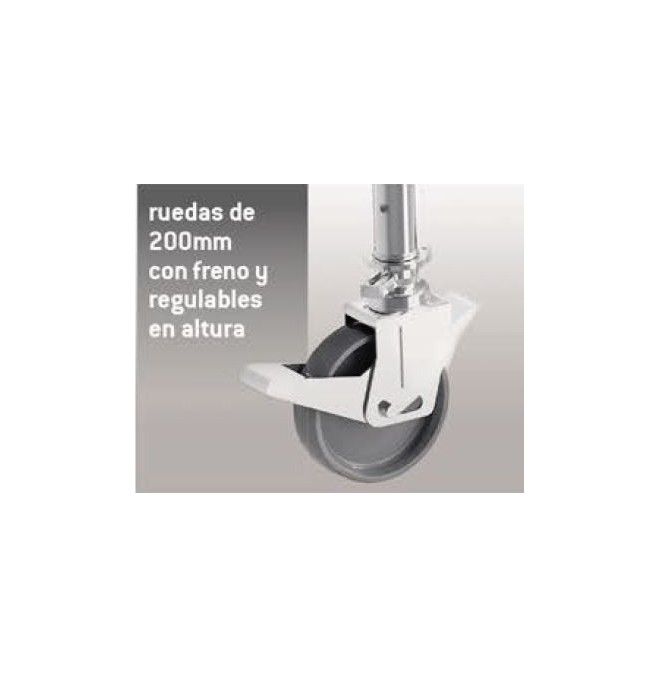 Stairs-Aluminium shape 150kg to 2000mm high