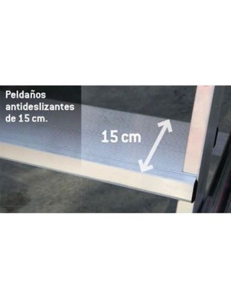 Stairs-Aluminium shape 150kg to 2000mm high
