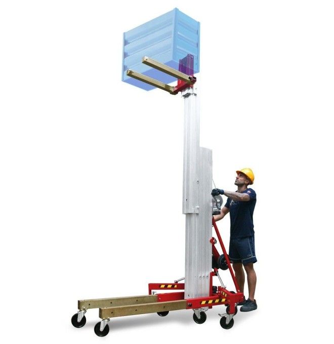 Empilhadores Manuais--Empilhador manual 350-400KG A 3.55-8 Metros.