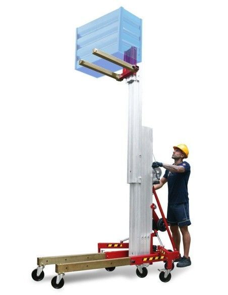 Manual Stackers--Manual stacker 350-400KG A 3.55-8 Metros.