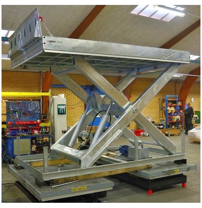 Electrical tables..-Electric lifting table 5000kg to 2630mm 2000x3000mm