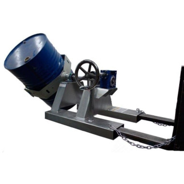 For loading pumps and drums--Second turntable drum