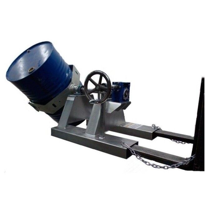 For loading pumps and drums--Second turntable drum