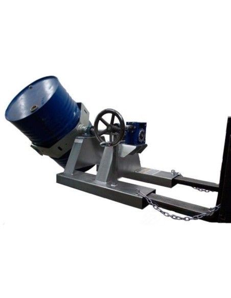 For loading pumps and drums--Second turntable drum