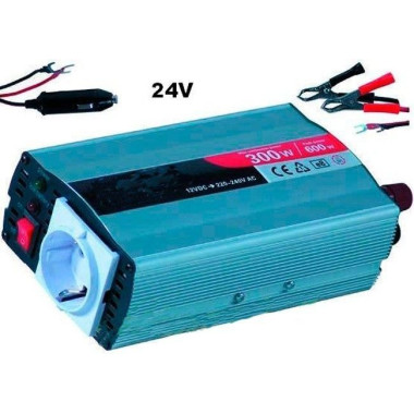 Batteries, chargeurs et accessoires--Transformer 24V/230V 300W avec USB