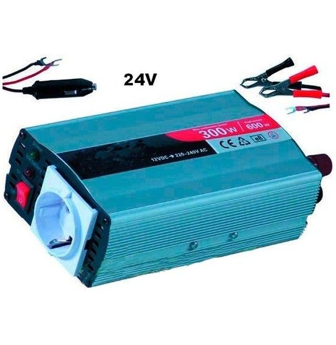 Baterias, carregadores e acessórios--Transformer 24V/230V 300W com USB