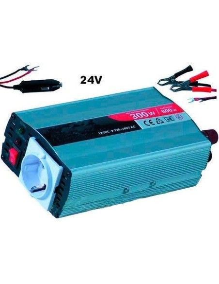 Batterie, caricabatterie e accessori - Trasformatore 24V/230V 300W con USB