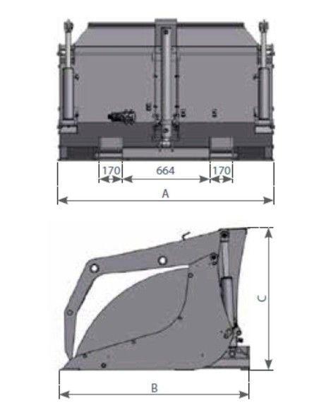 Buckets--Bucket with Grapa over Fork