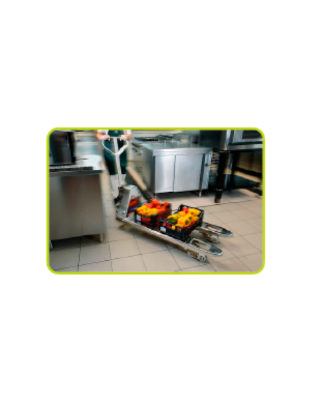 Transpallet Inox e Zincati--Transpallet Scorciatoia galvanizzata 800x525mm
