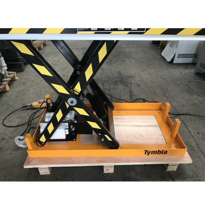Elektrische Tische-TYMBIA-Elektrischer Hubtisch 750kg bis 990mm 1300x820mm