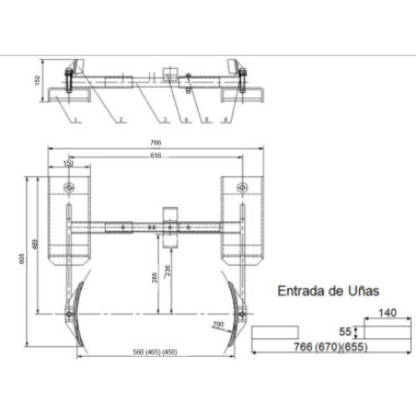 For loading pumps and drums--Implementation vertical belt (plastic and sheet) 2