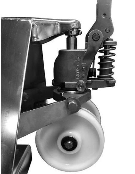 Transpalettes Inox et Galvanisés-TYMBIA-Transpalette Galvanisé 1150x525capacité 2500kg