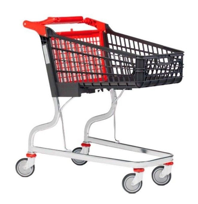 Supermärkte und Lager.-Supermarktwagen PVC 90Liters
